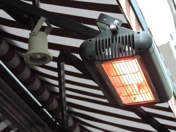 TANSUN Monaco IP anthrazit 1x1,5 kw Osram Black Star Terrassen Heizstrahler